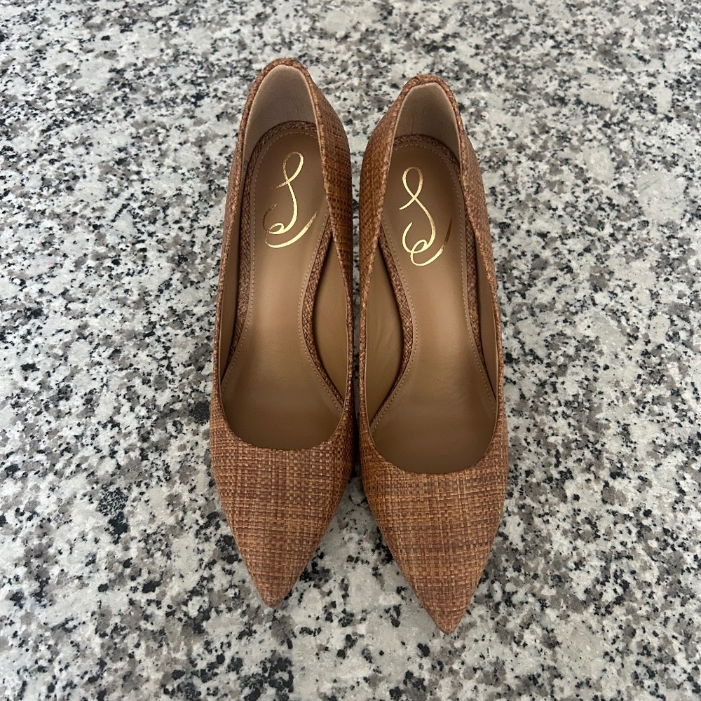 NWOB Sam Edelman Women's Hazel Pump Cuoio - Picture 7 of 13